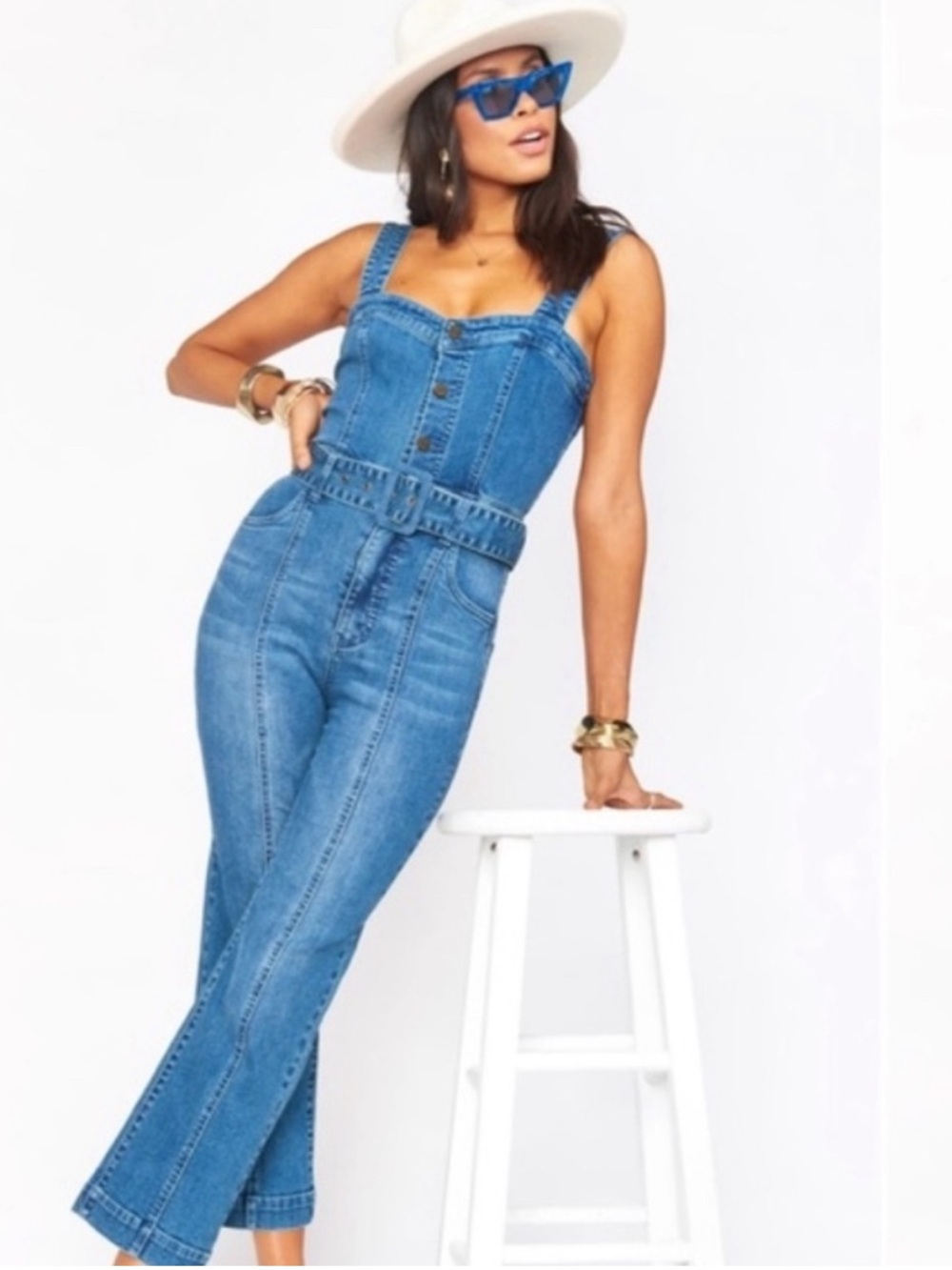Show Me Your Mumu Acacia Jumpsuit In Freshwater REVOLVE - Picture 2 of 9